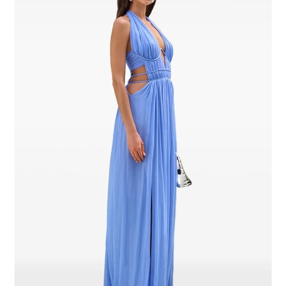 Cult Gaia Sky Blue Backless Maxi Dress - Picture 2 of 4